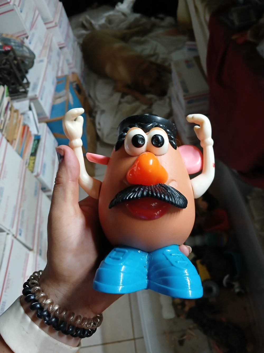 vintage 1996 Hasbro / HoMedics Mr. Potato Head vibrating massager toy